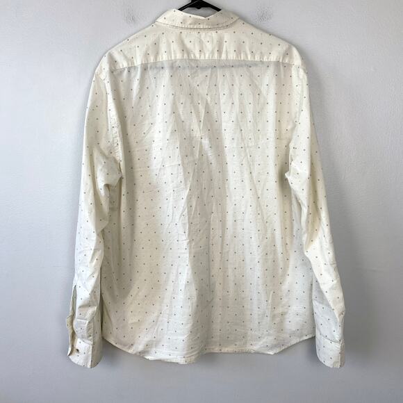 Banana Republic Slim Fit Unticked Shirt Cotton White Casual Button Down Large - Picture 6 of 12